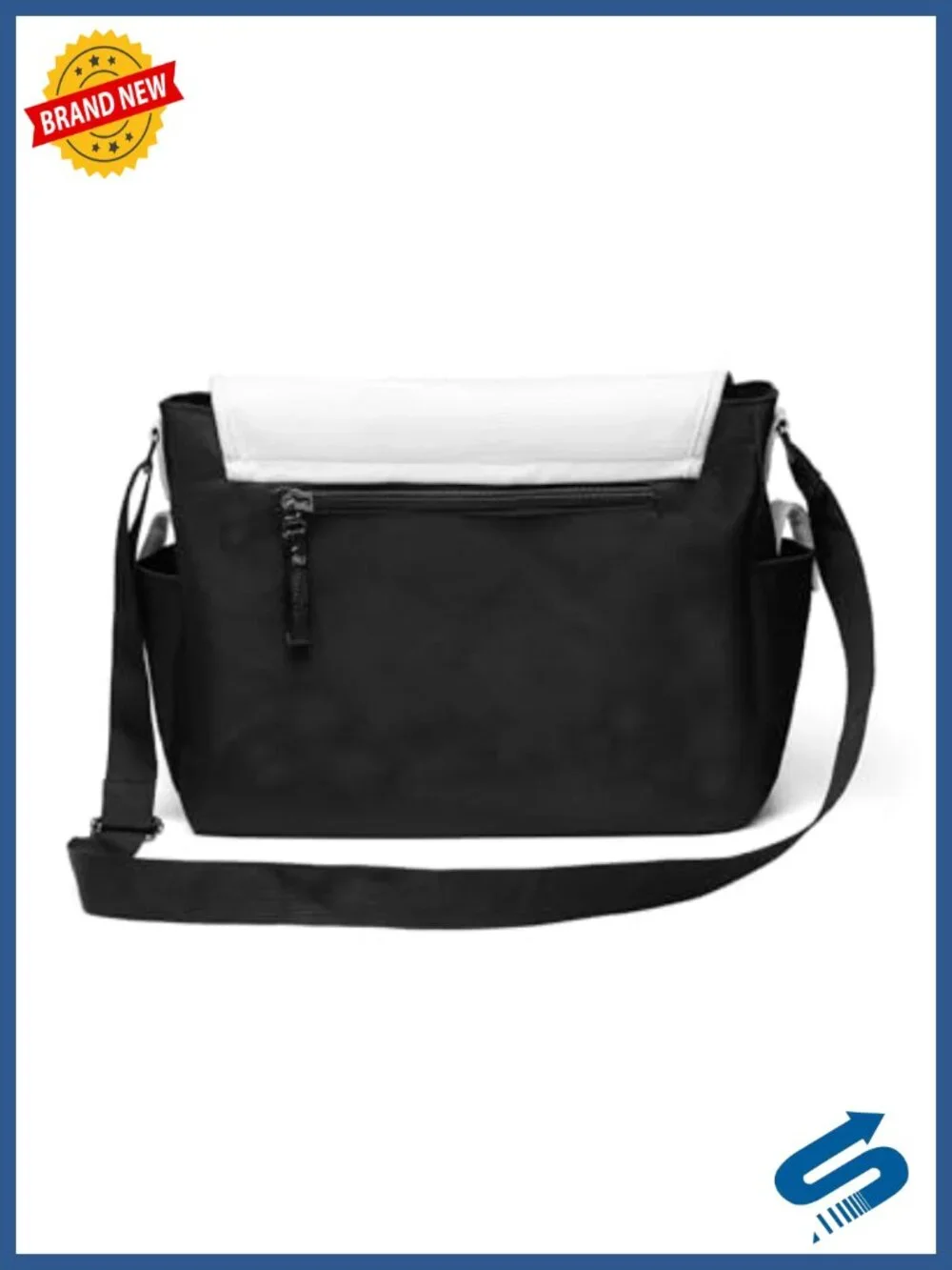 Canvas Crossbody Messenger Bag for Men, Fits 15 Inch Laptop, Streetwear